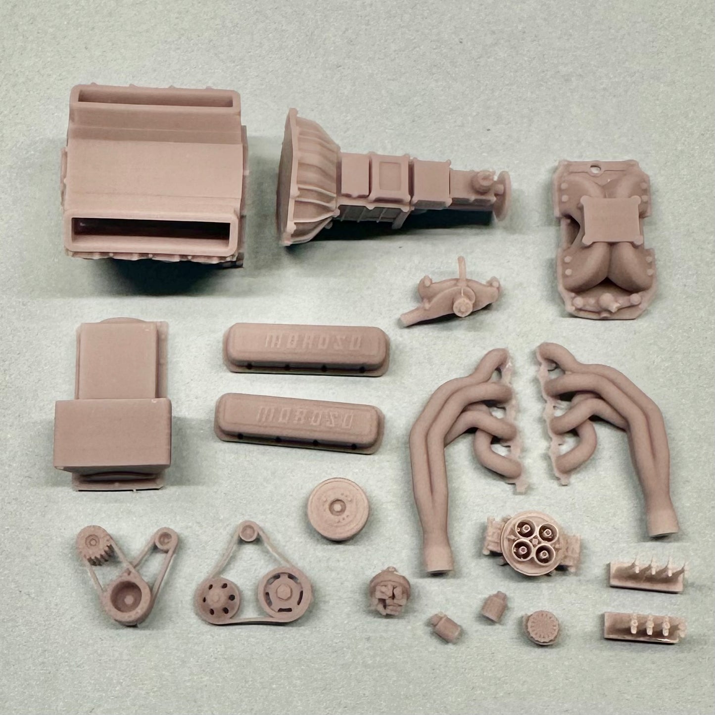 Chevy BBC in '80s/'90 Style Nostalgic Engine 1/25