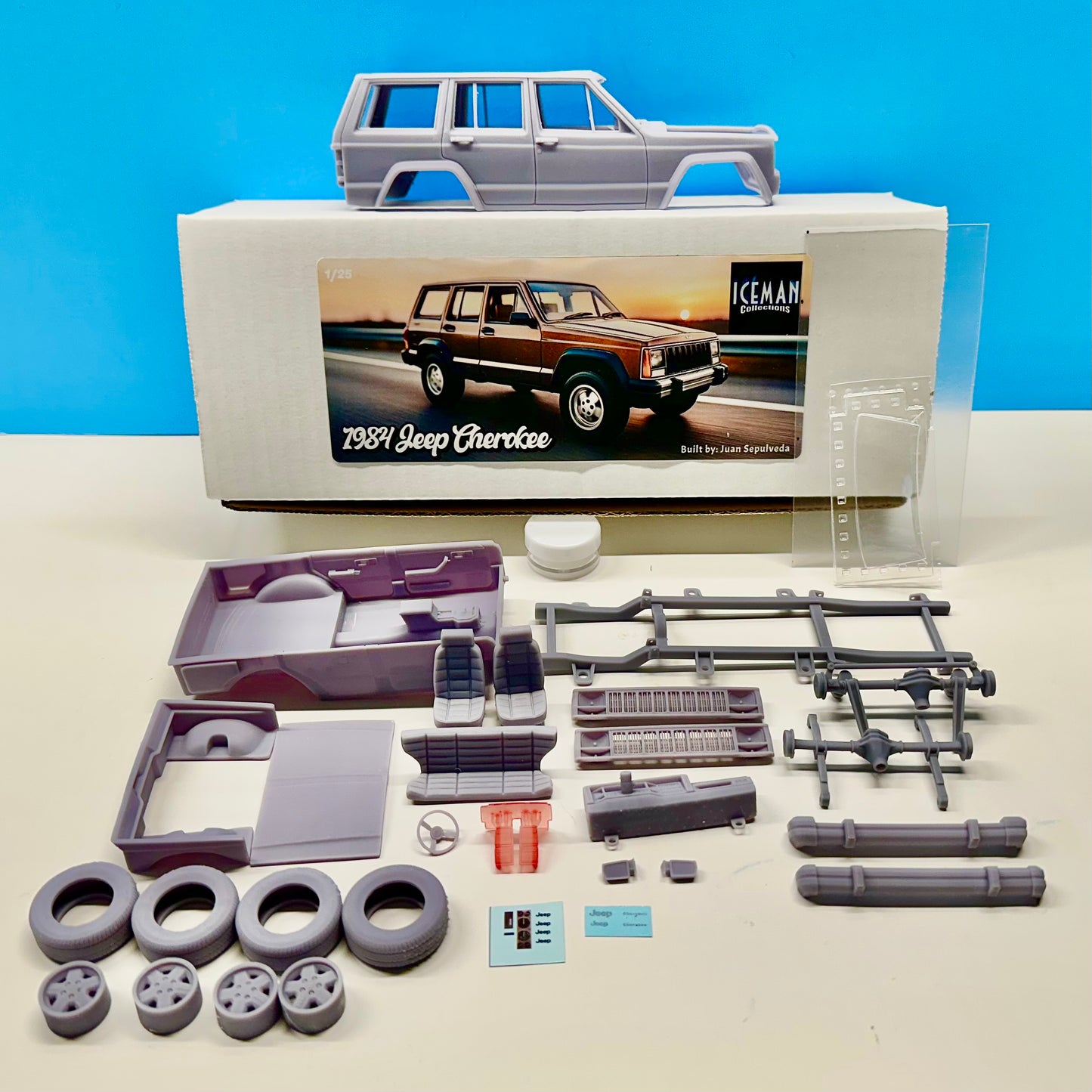 1980s Jeep Cherokee Kit 1/25