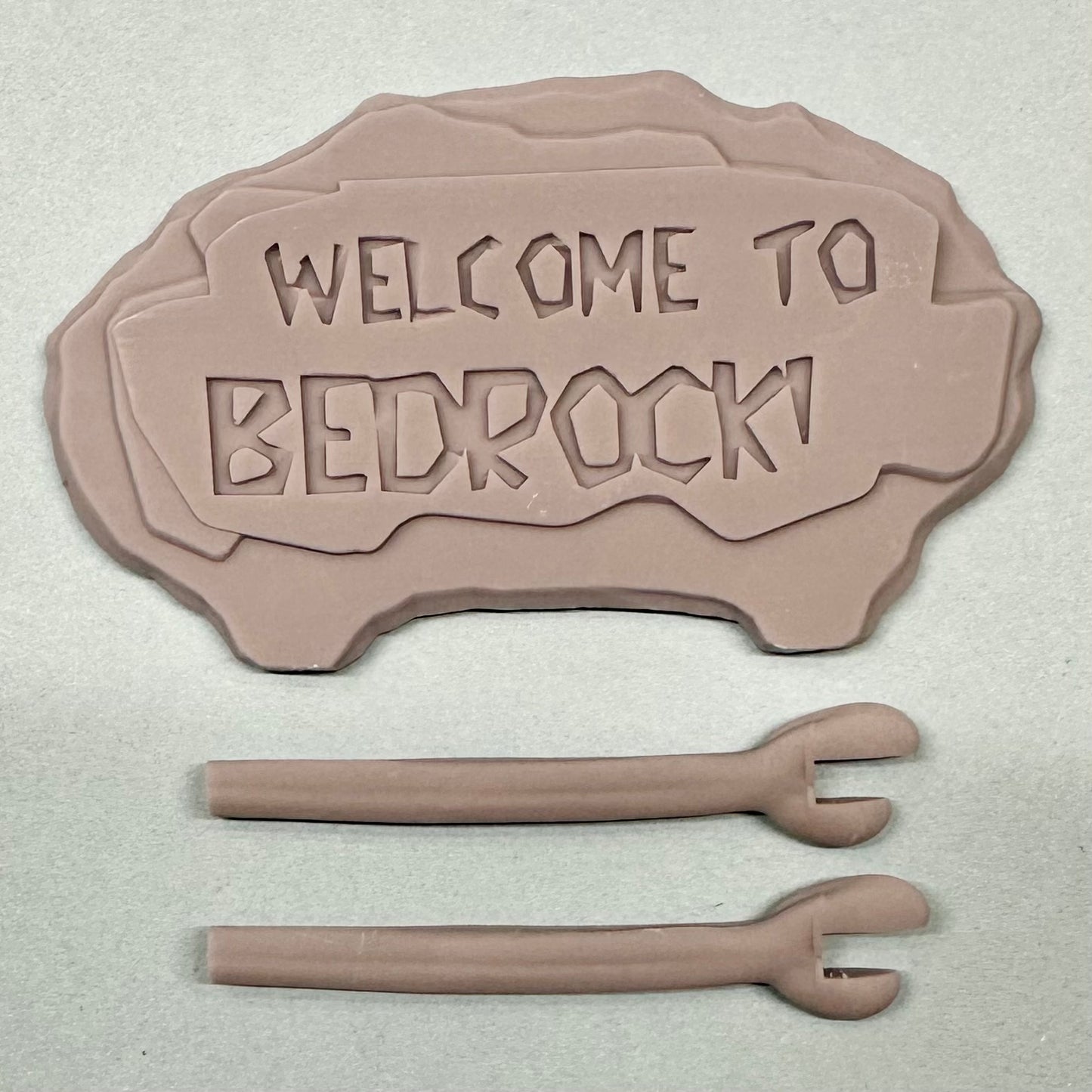 Welcome to Bedrock Sign 1/24 1/25