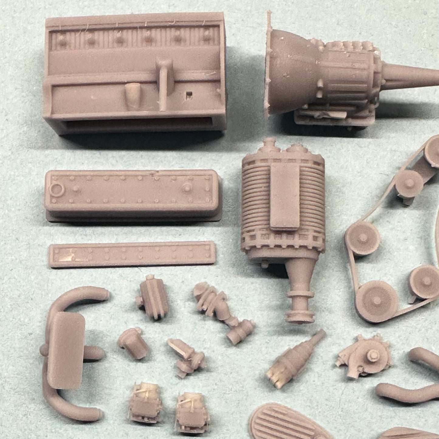 Chevy 235 Supercharged Straight Six Engine 1/25