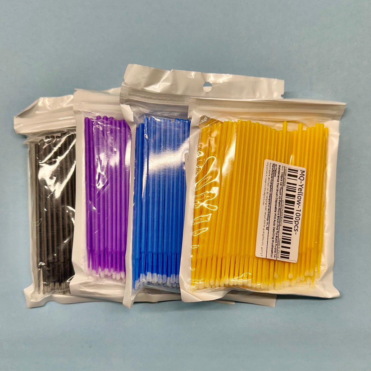 Micro Paint Brushes - Fine Tips - 100 Count