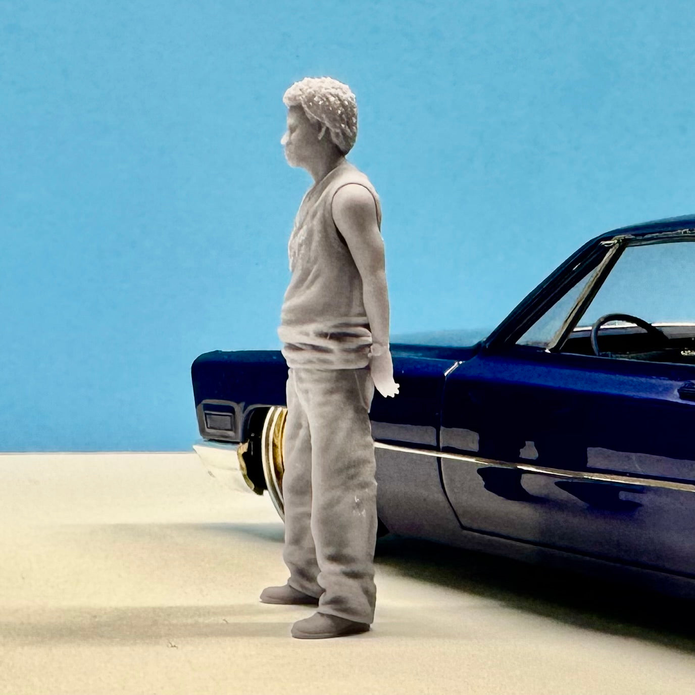 17. Jay Male Figure for Display or Diorama 1/24 1/25