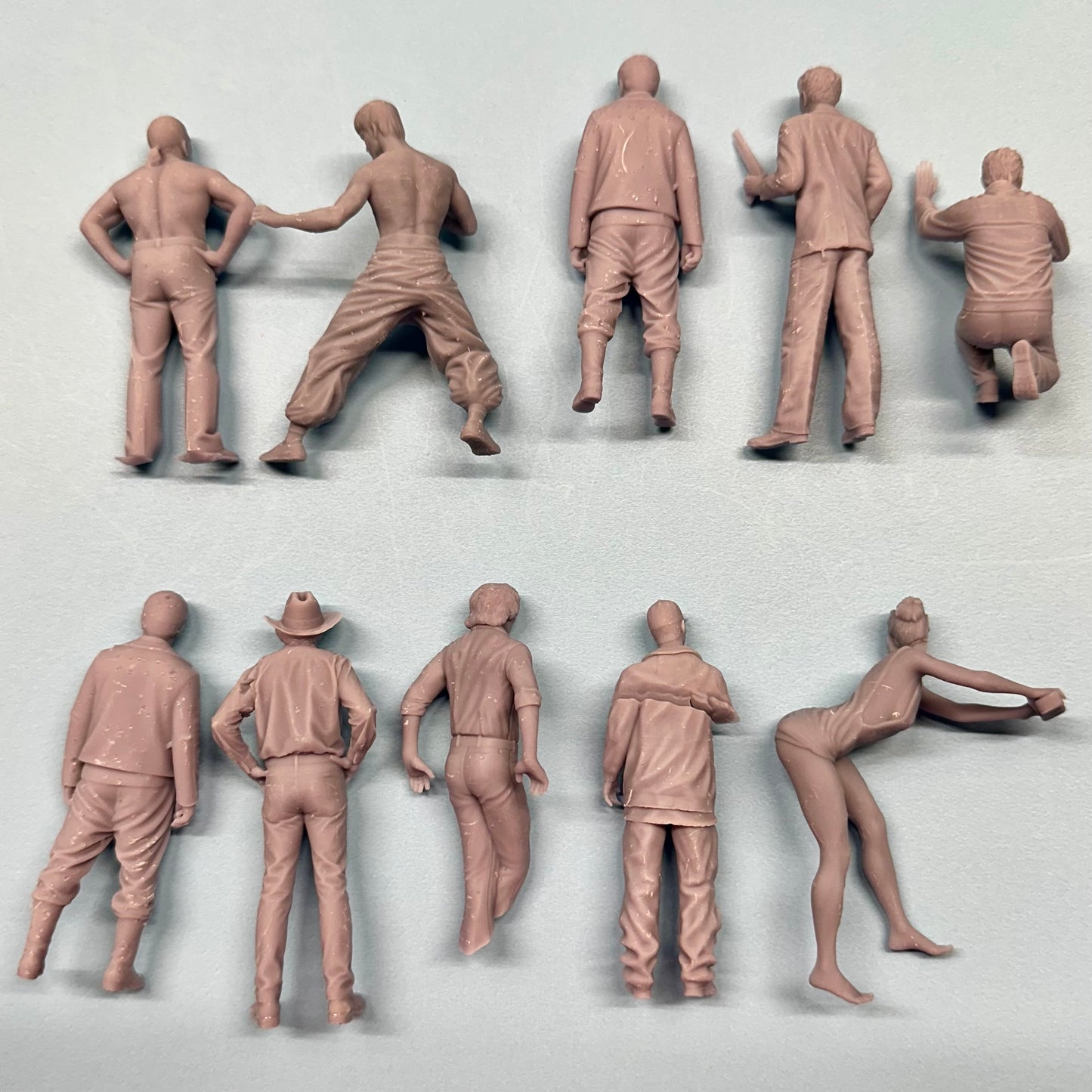 2 - Grab Bag of 10 Random Defective Figures 1/24 1/25