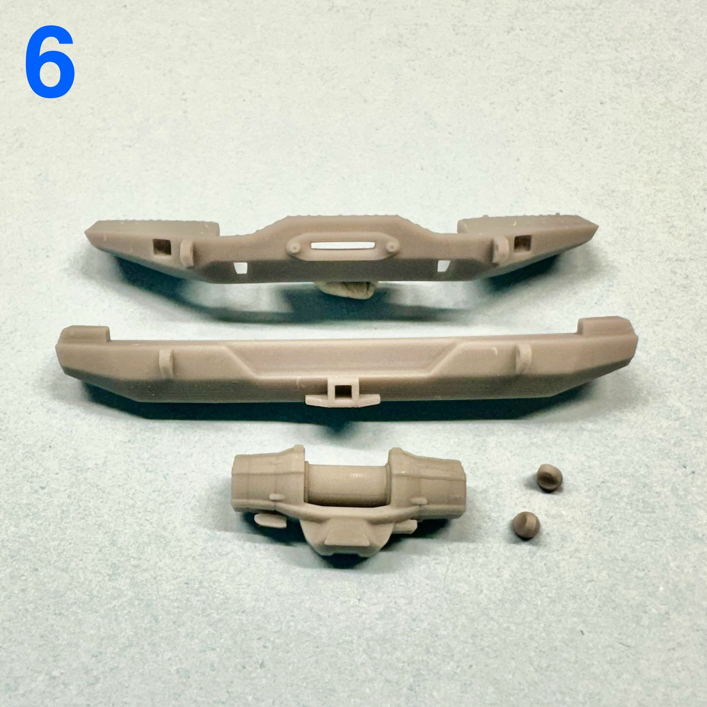 3D Printed 1984 Jeep Upgrade Parts 1/25