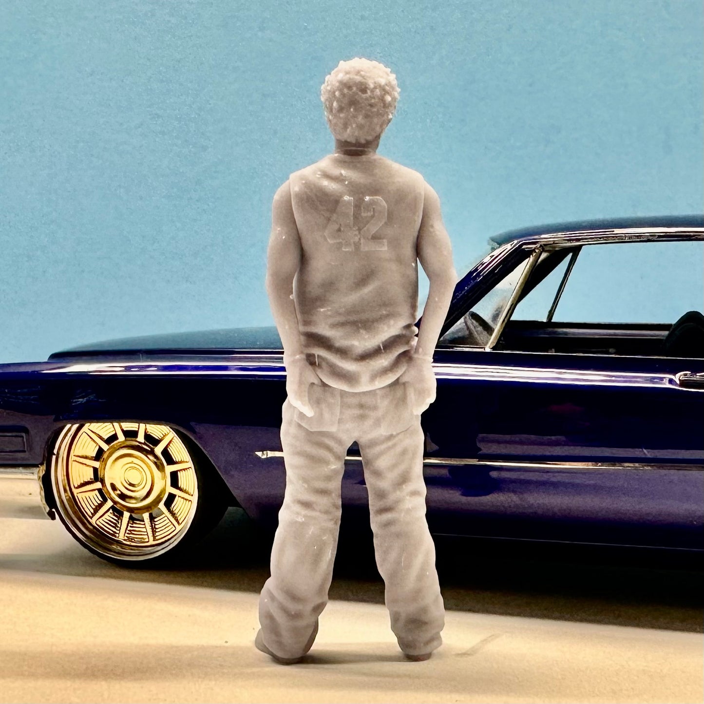 17. Jay Male Figure for Display or Diorama 1/24 1/25