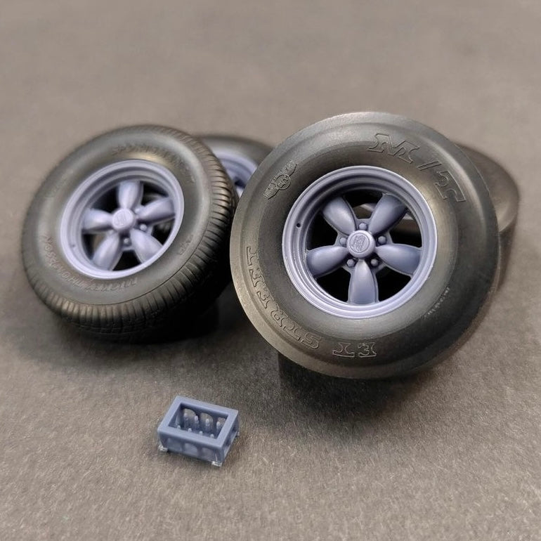 Wheels and Tires for Dom’s Dodge Charger F&F 1/25