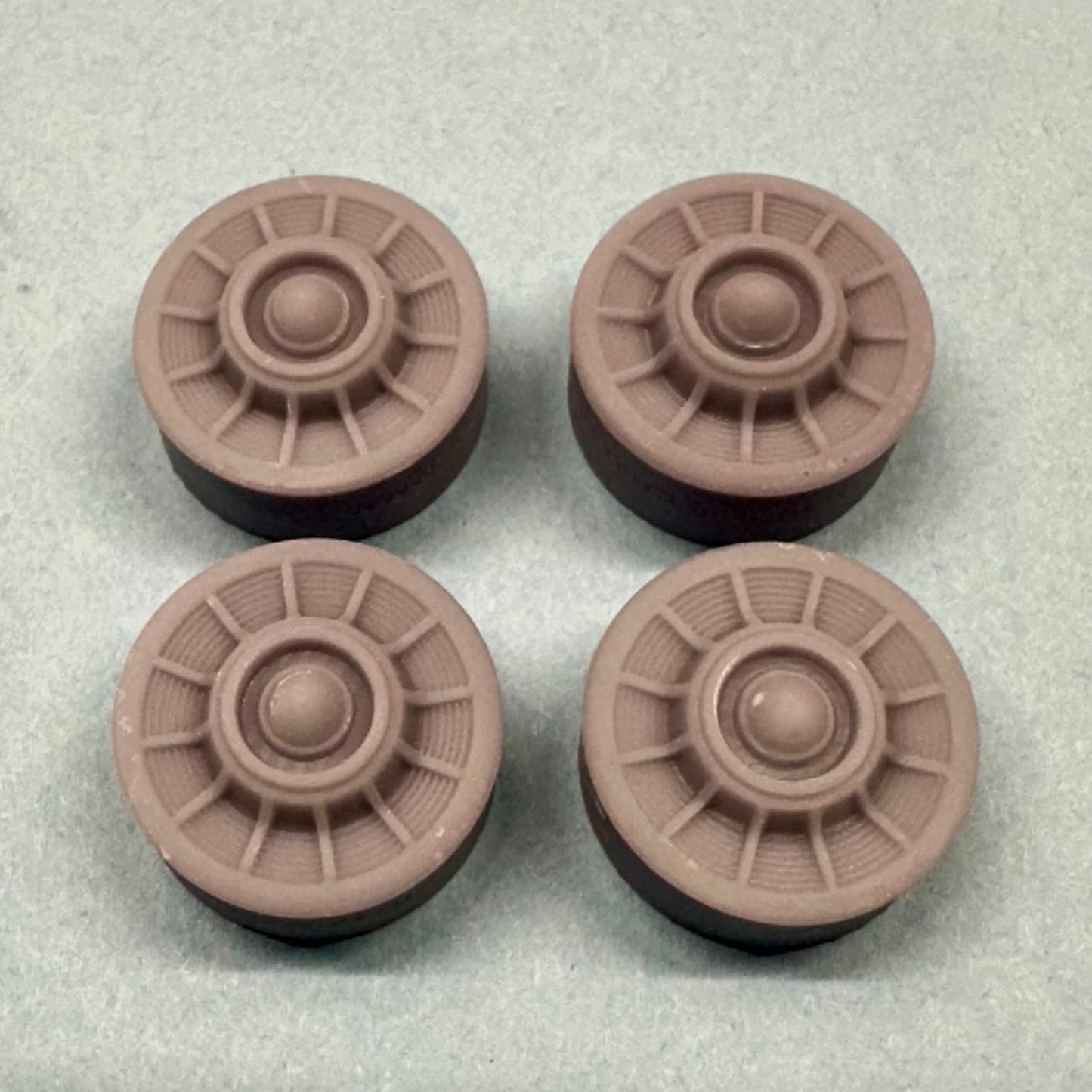 1957 Cadillac Caddy Hubcaps 1/24 1/25