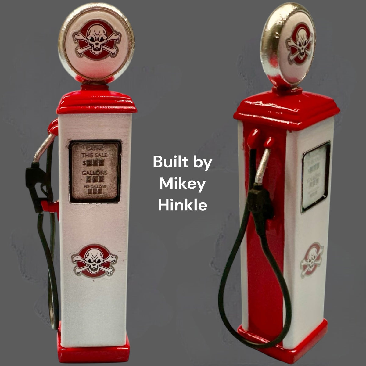 Vintage Gas Pump Retro for Diorama 1/24 1/25