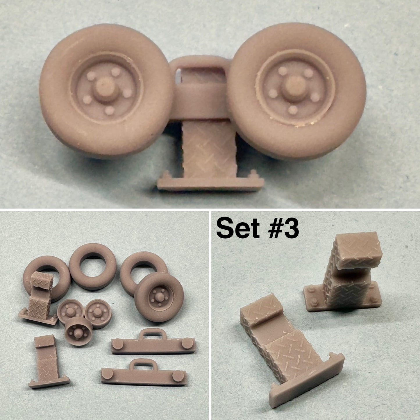 Dolly Set for Wrecker Tow Truck 1/24 1/25