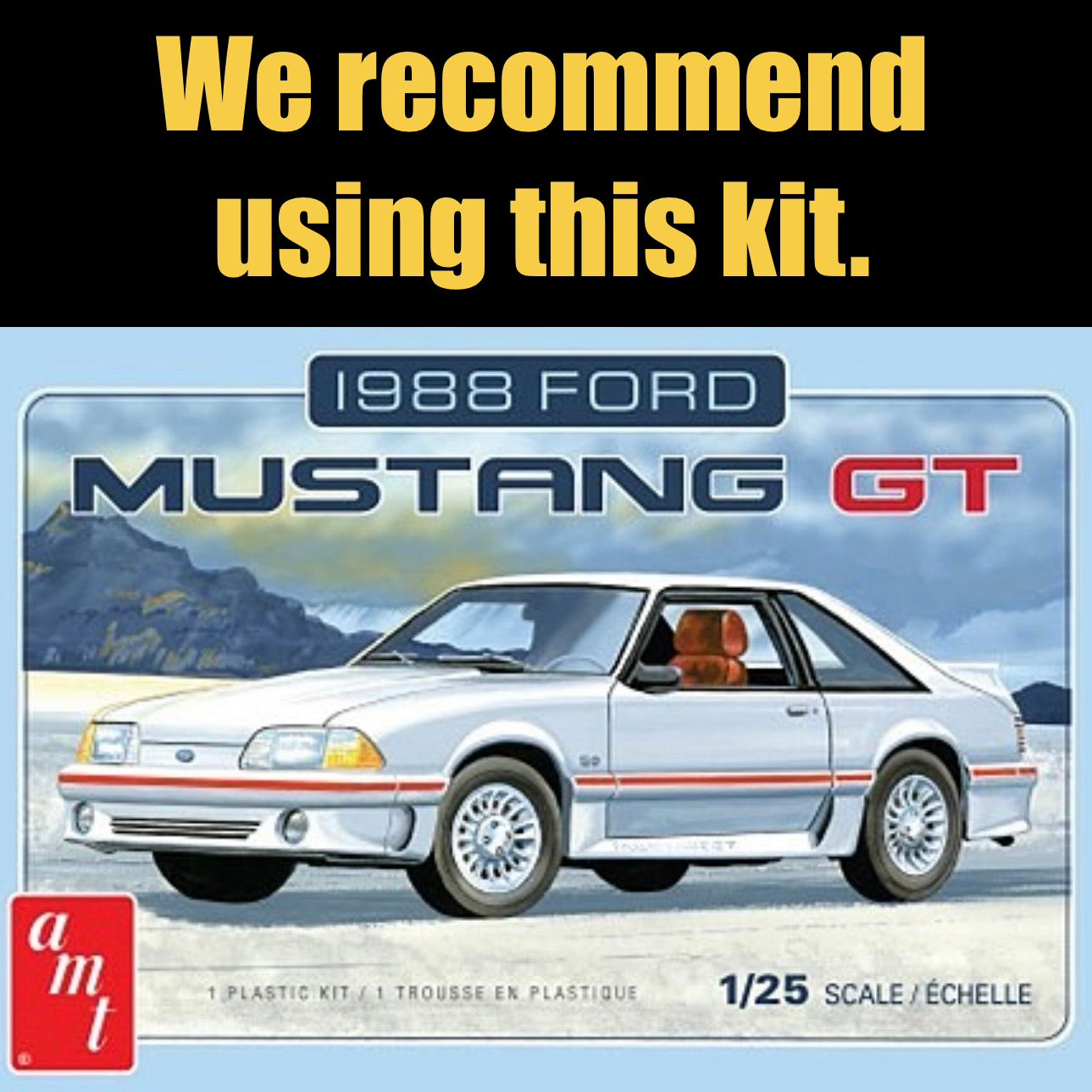 1/25 Saleen Conversion Body Kit for 1987 - 1993 Mustang