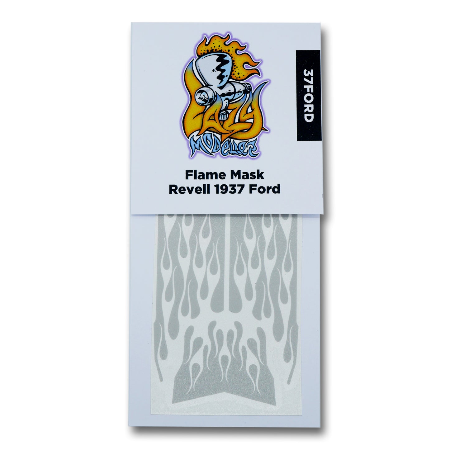 11. Flame Mask for Revell 37 Ford 1/24 1/25