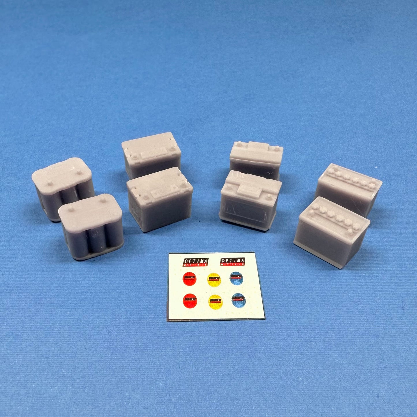Car Truck Battery Batteries - 2 pack - Pick your style 1/24 1/25
