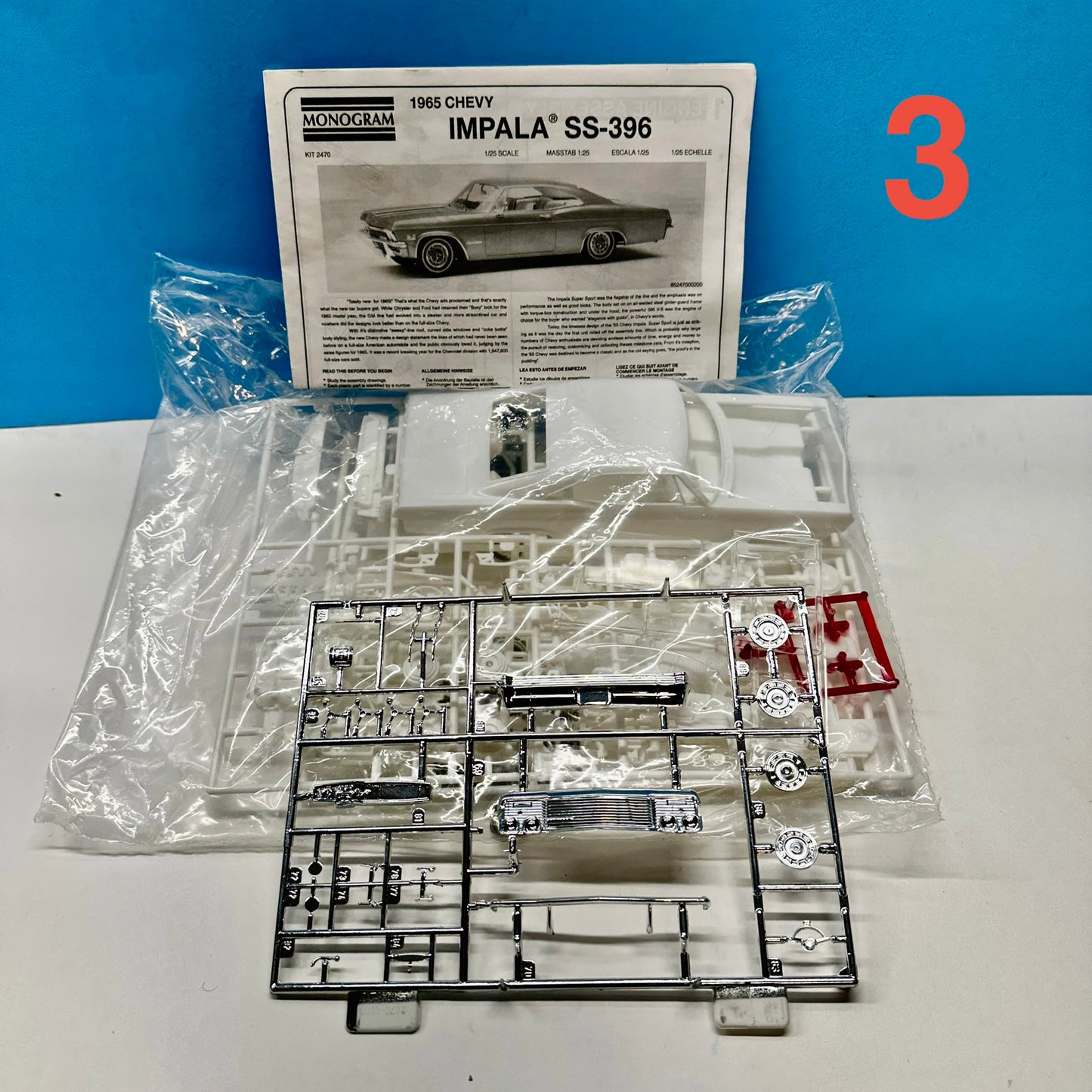 3 - 1965 Chevy Impala SS 396