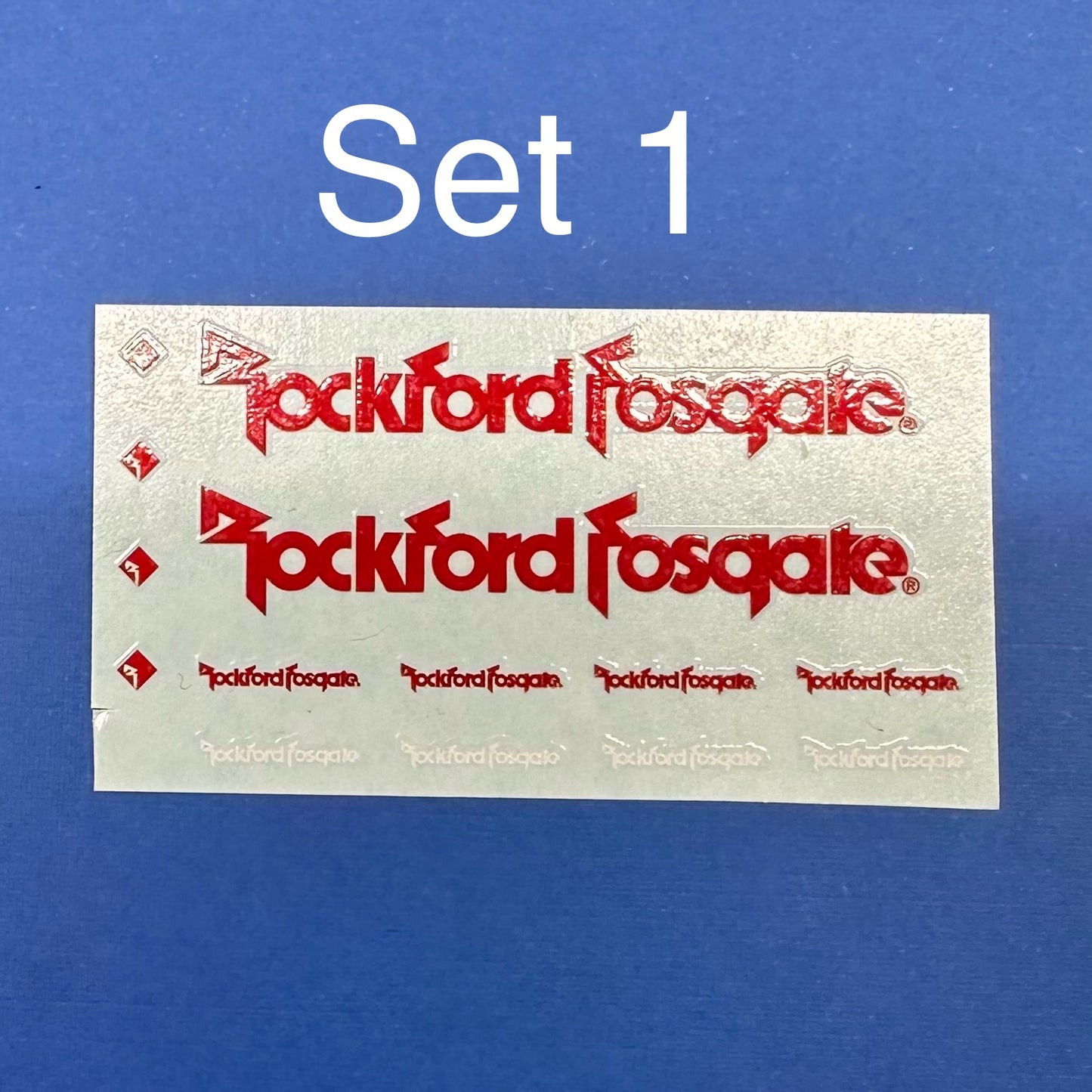 Speaker Brand Decals 1/24 1/25