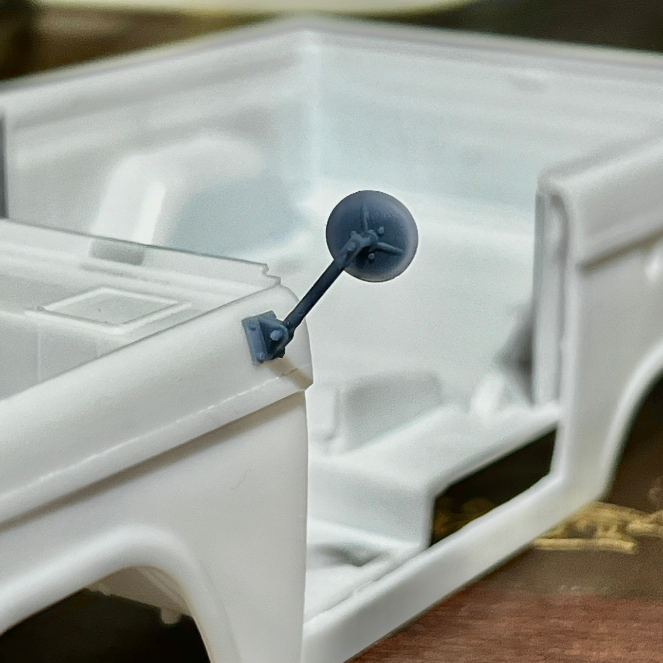 Long Arm Vintage Style Mirrors Bronco Roadster Conversion 1/25