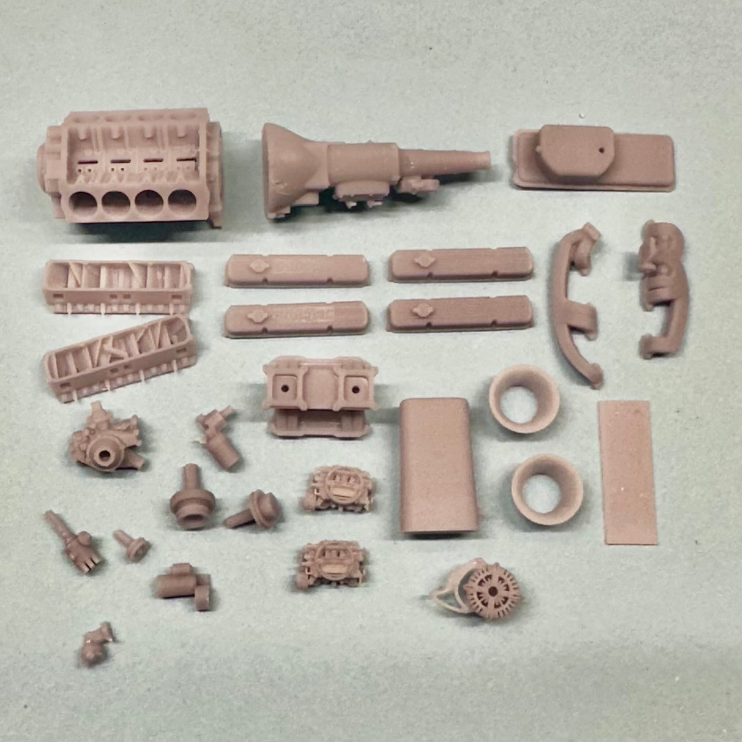 Dodge 440 Magnum Tunnel Ram Engine 1/24 1/25