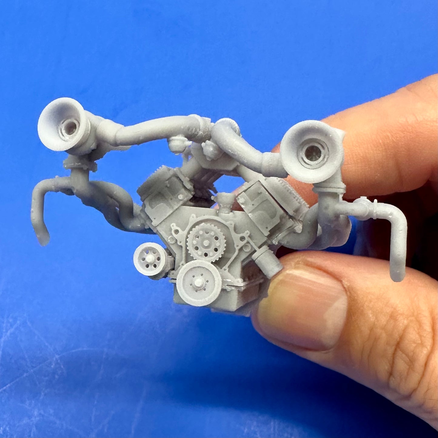 V2 Hoonicorn Twin Turbo Ford 410 Engine 1/24 1/25