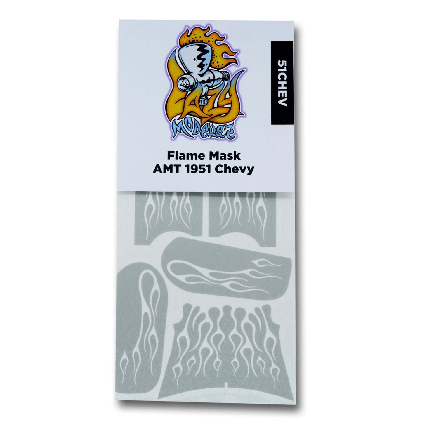 16. Flame Mask for AMT 1951 Chevy 1/24 1/25