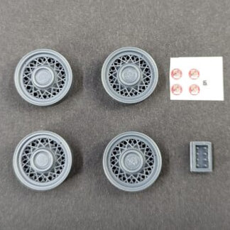 1952 - 1956 Cadillac Wire Wheels 1/25