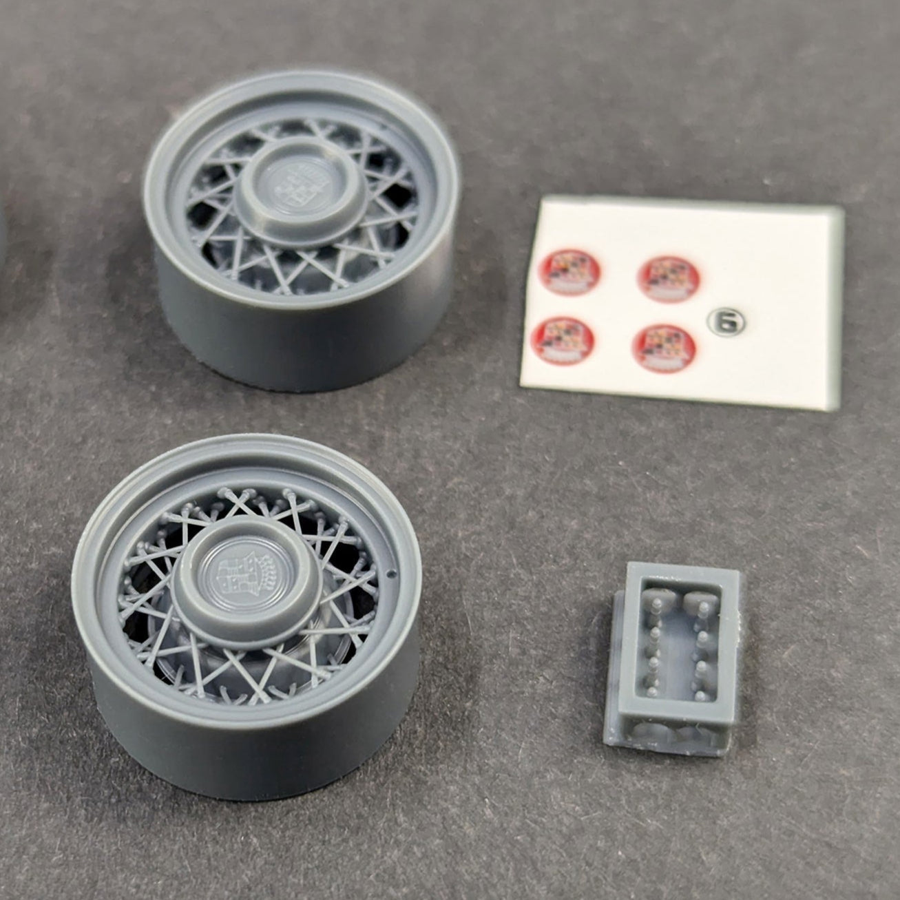 1952 - 1956 Cadillac Wire Wheels 1/25