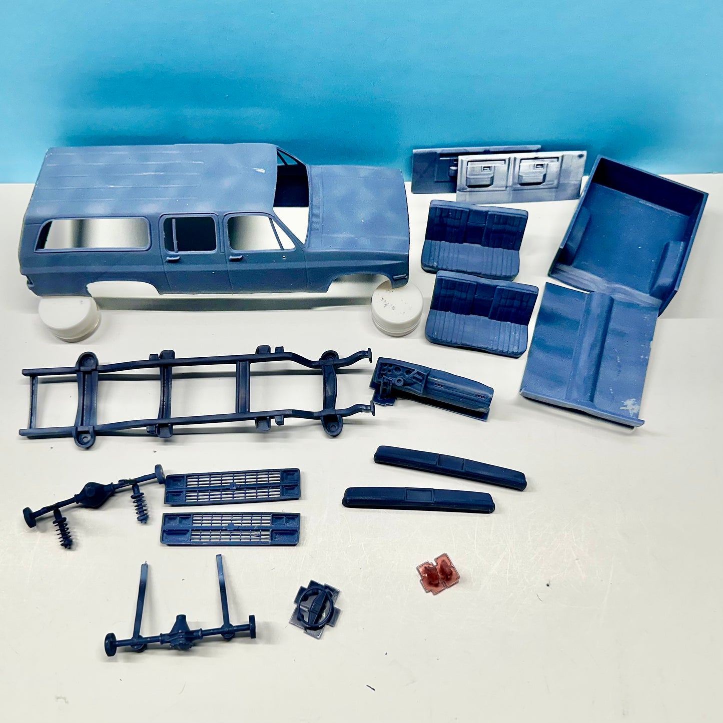 1982 Chevy Suburban 3D Printed Resin Model Kit KED