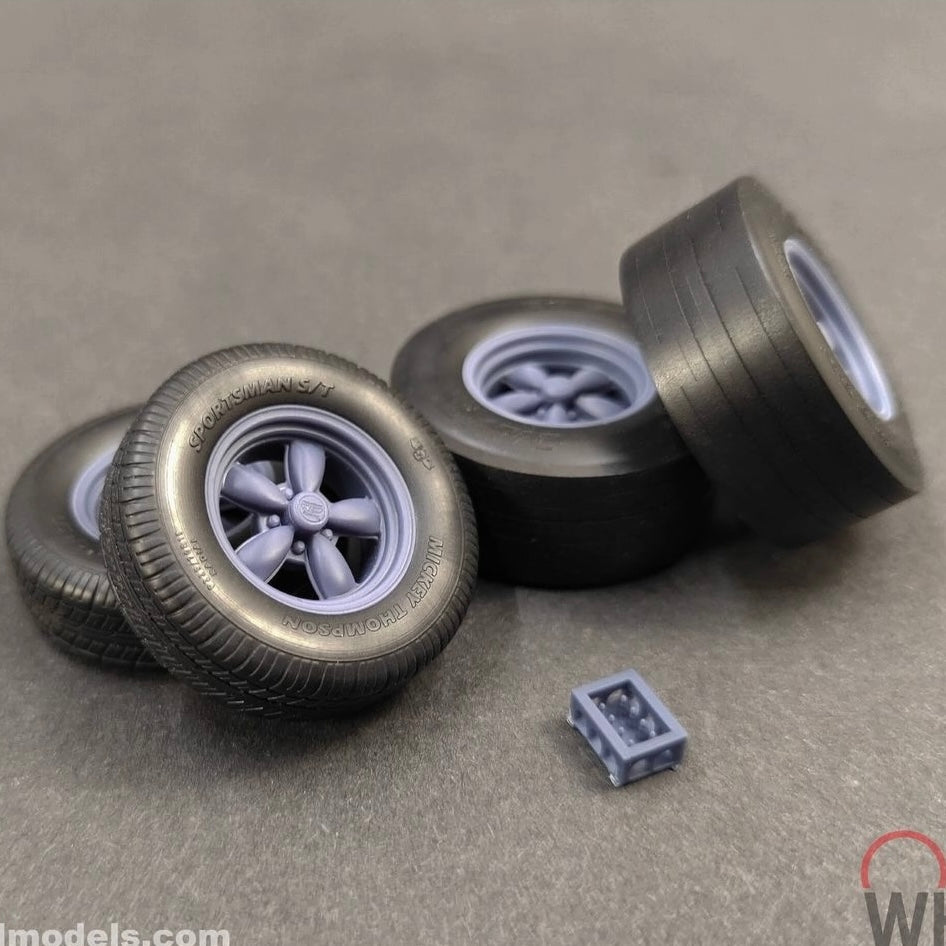 Wheels and Tires for Dom’s Dodge Charger F&F 1/25