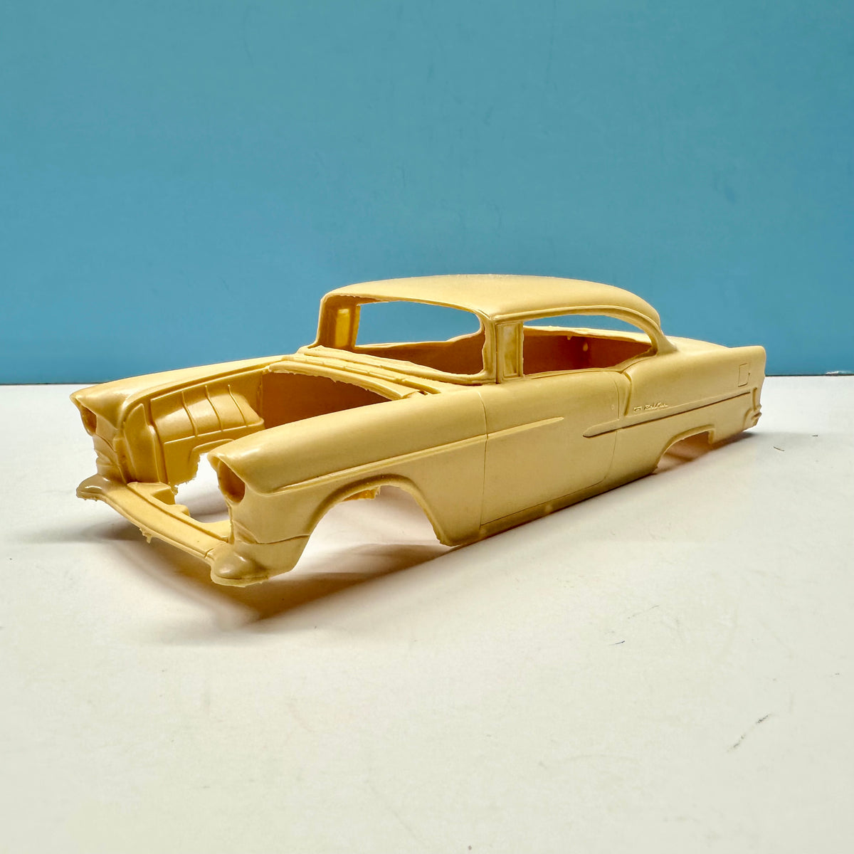 1955 Chevy 210 2 Door Hardtop Cast Resin Model Kit KED