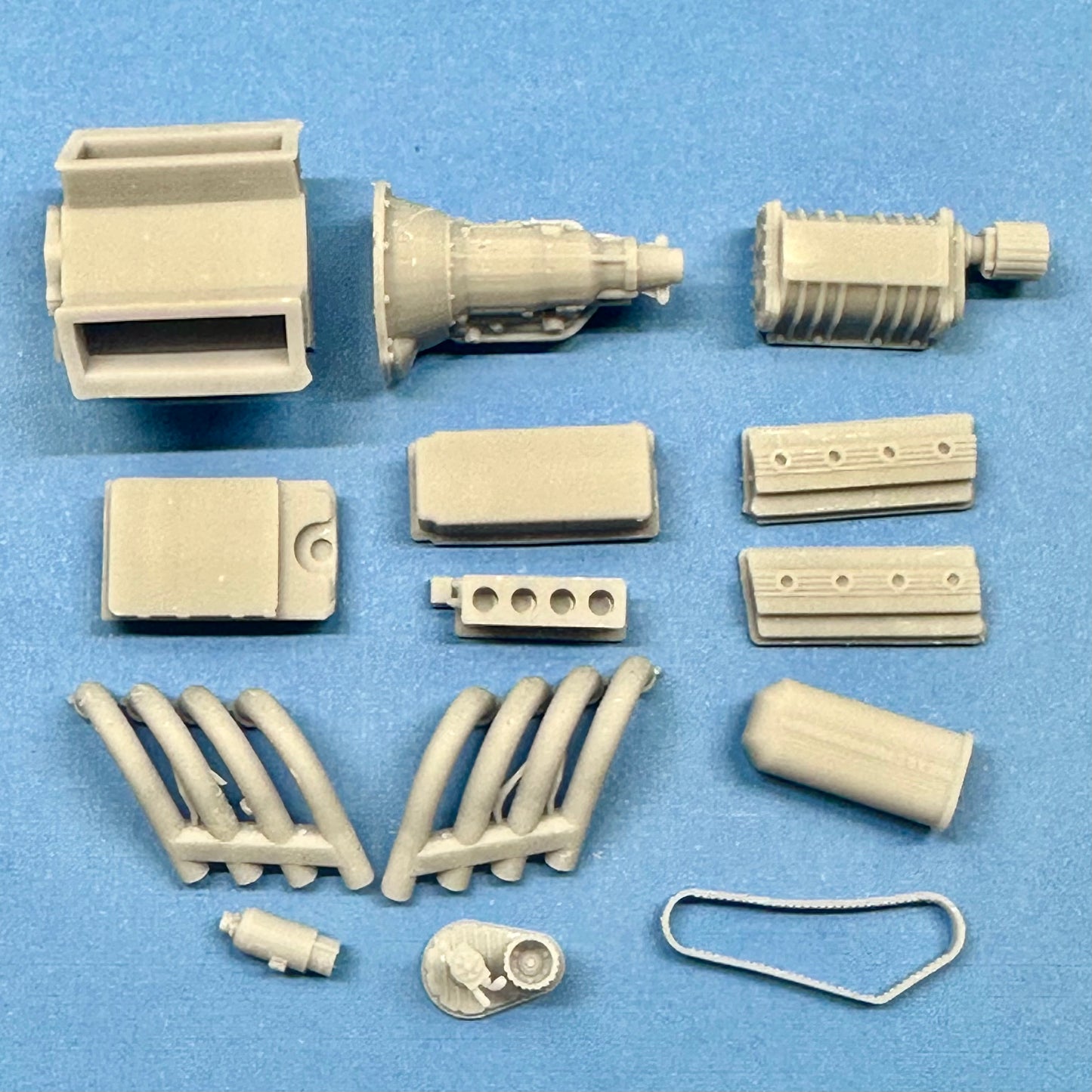 Vintage Hemi Blown Supercharged Engine 1/25