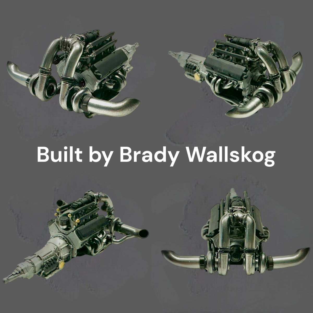 Chevy SBC Twin Turbo Engine 1/25