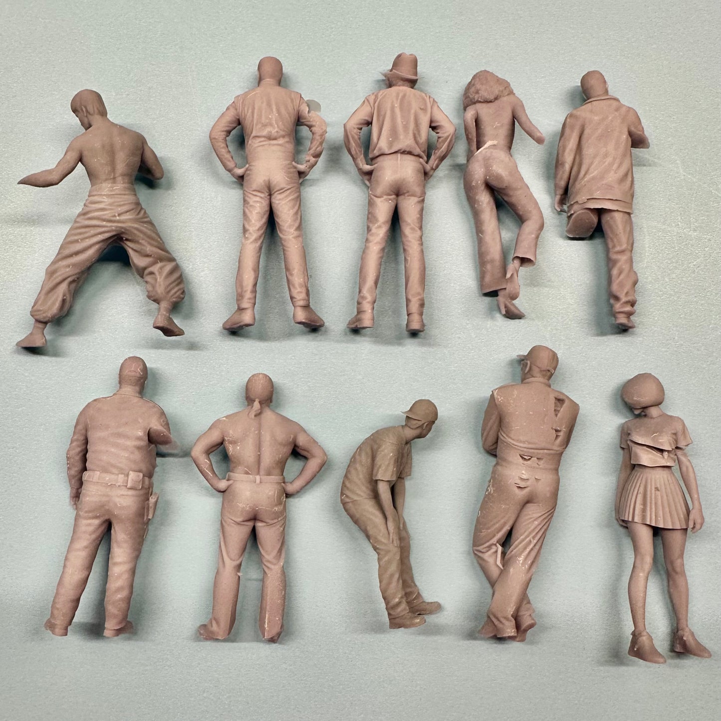 3 - Grab Bag of 10 Random Defective Figures 1/24 1/25