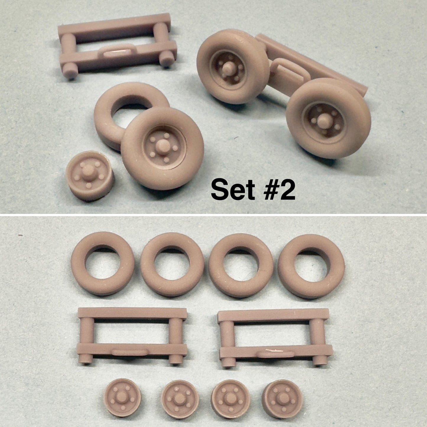 Dolly Set for Wrecker Tow Truck 1/24 1/25