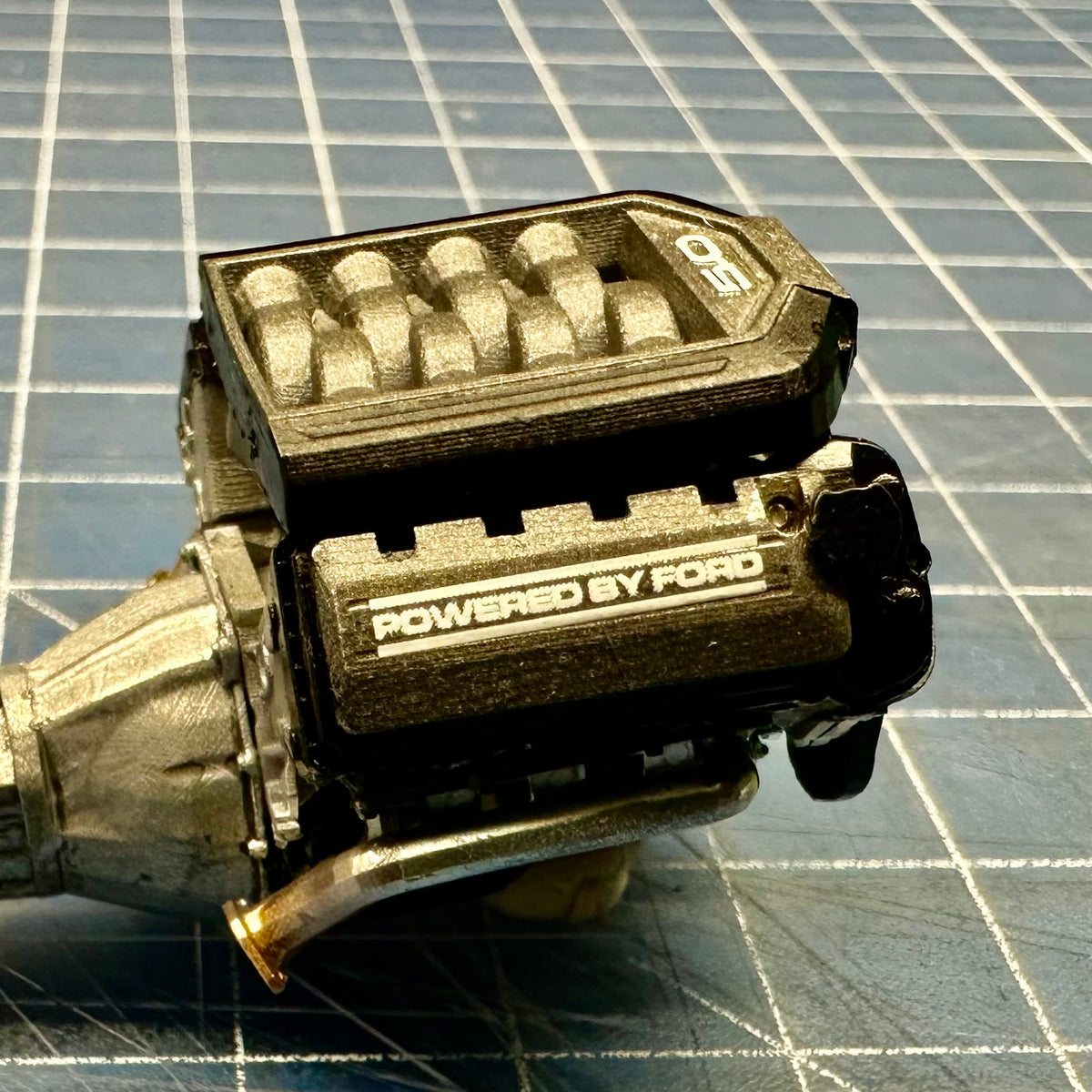 Powered by Ford 5.0 Decals for Engine Covers 1/24 1/25