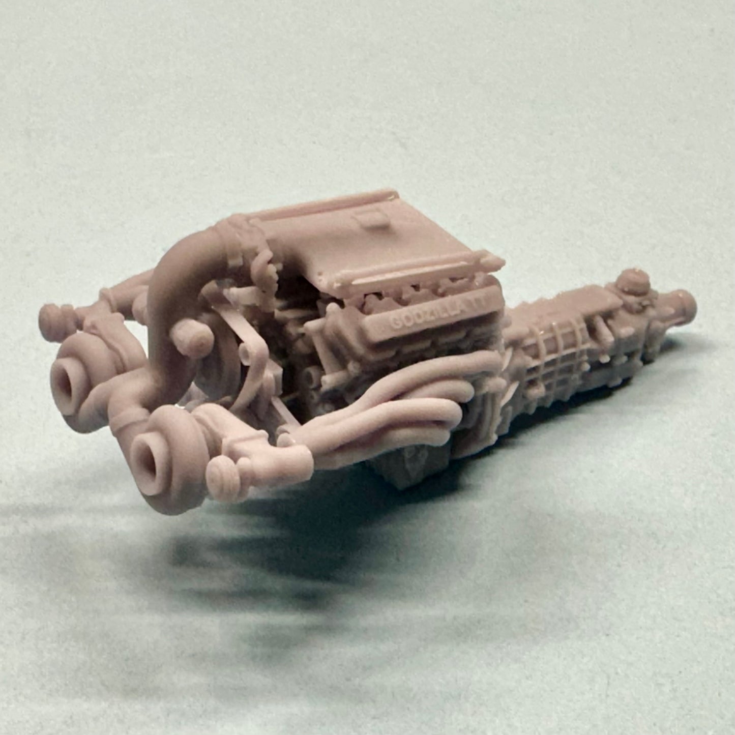 Low Intake Ford 7.3L Godzilla Twin Turbo Engine 1/25