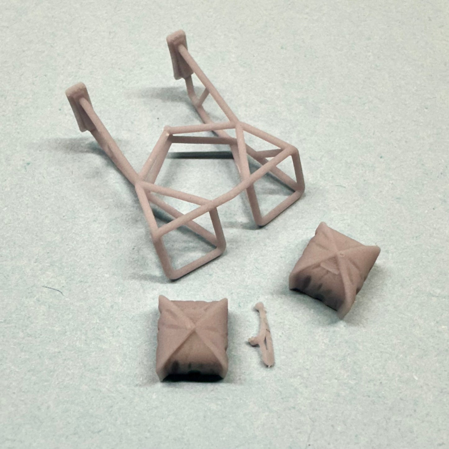 Twin Dual Parachute Set 1/24 1/25