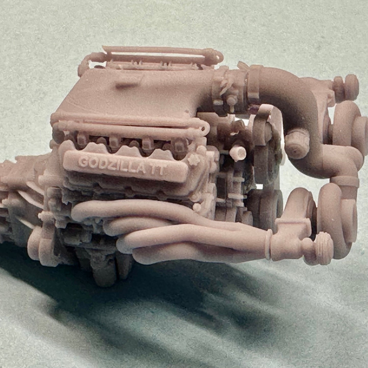 Low Intake Ford 7.3L Godzilla Twin Turbo Engine 1/25