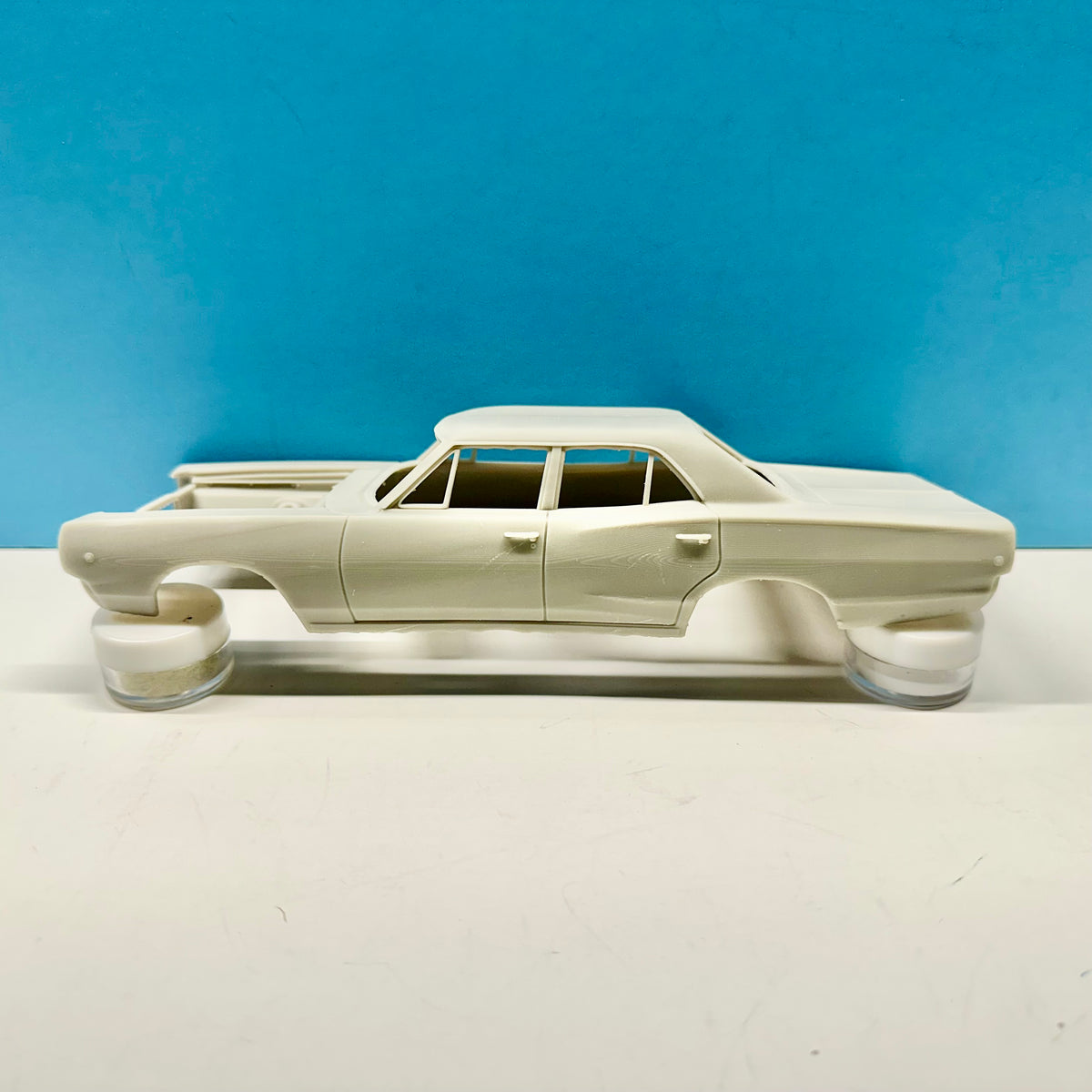 1968 Dodge Coronet 4 Door Sedan 3D Printed Resin Model Kit KED