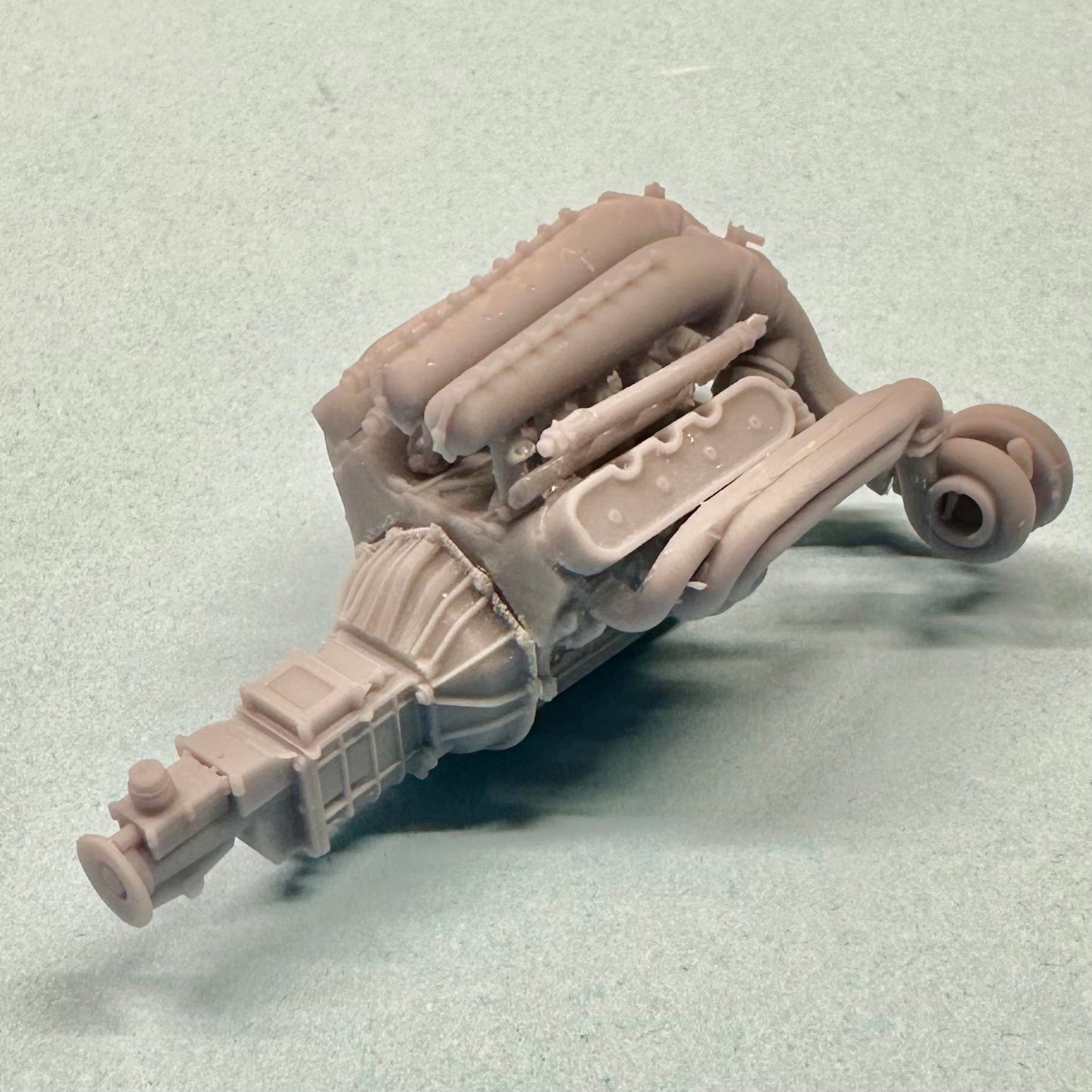 V4 LS Twin Turbo Engine 1/25