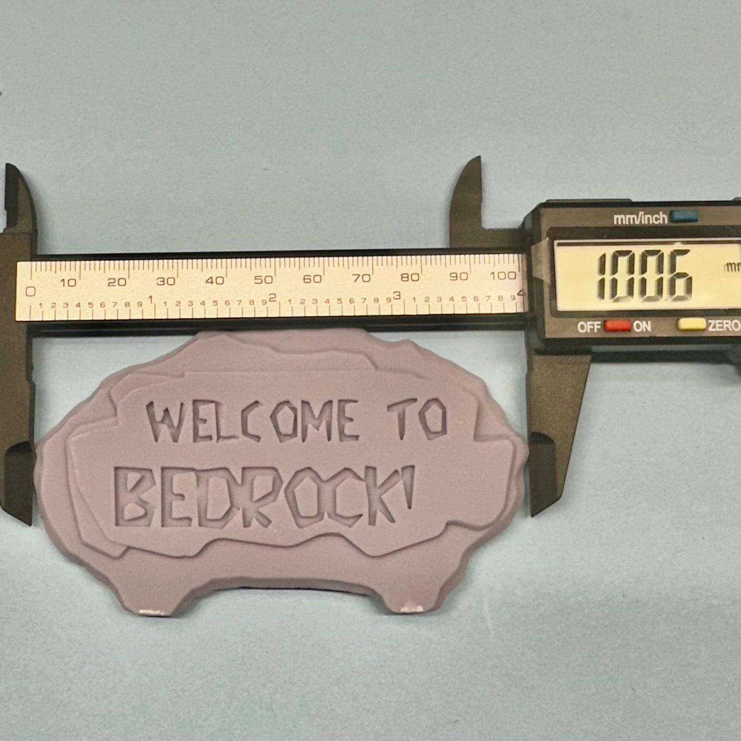Welcome to Bedrock Sign 1/24 1/25