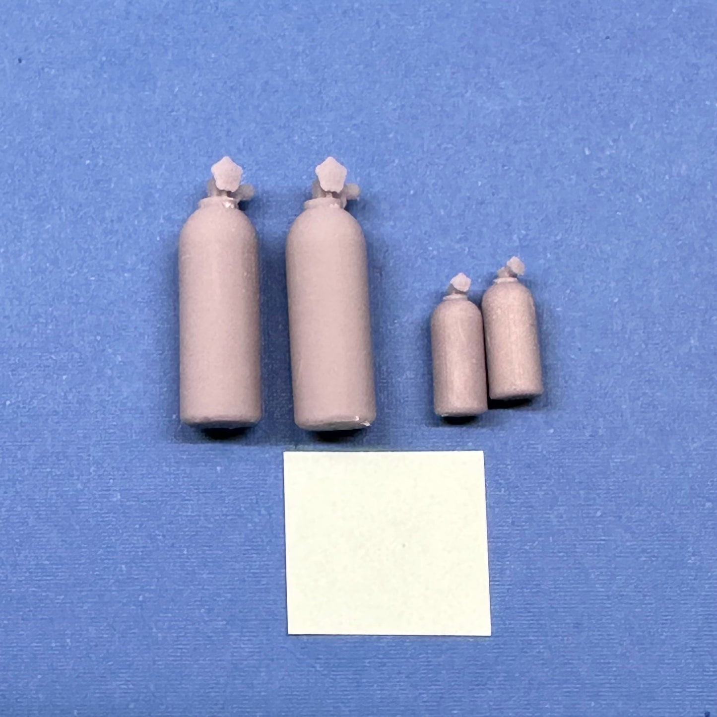 Generic Nitrous Tanks Bottles w/ Decals Set of 4 1/24 1/25