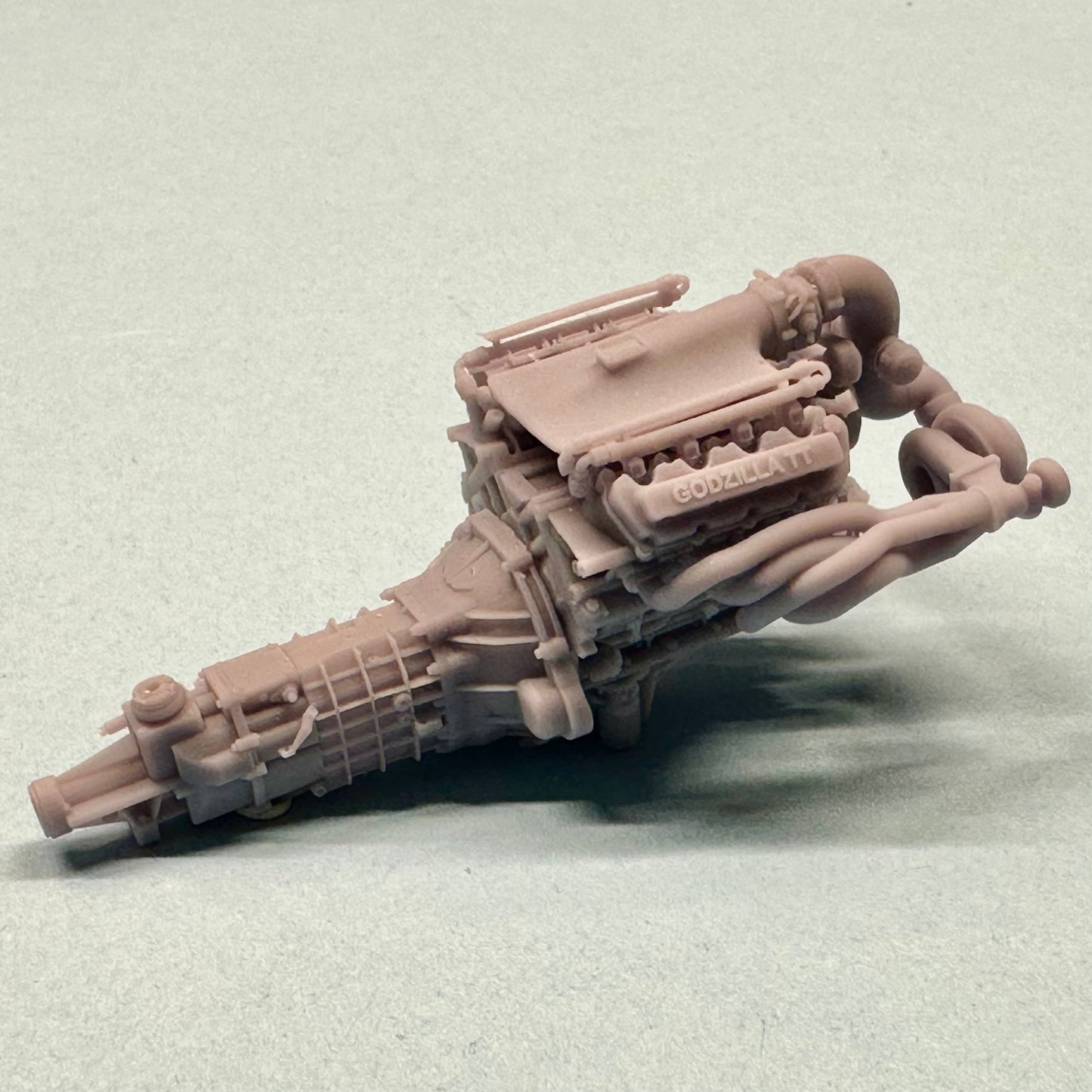 Low Intake Ford 7.3L Godzilla Twin Turbo Engine 1/25