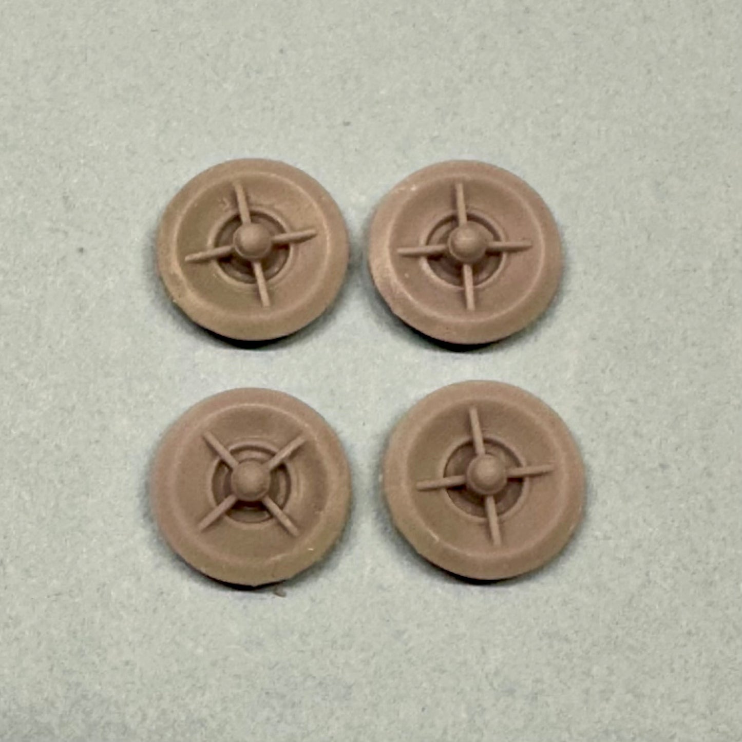 1957 Lancer Flipper 4 Bar Hubcaps 1/24 1/25