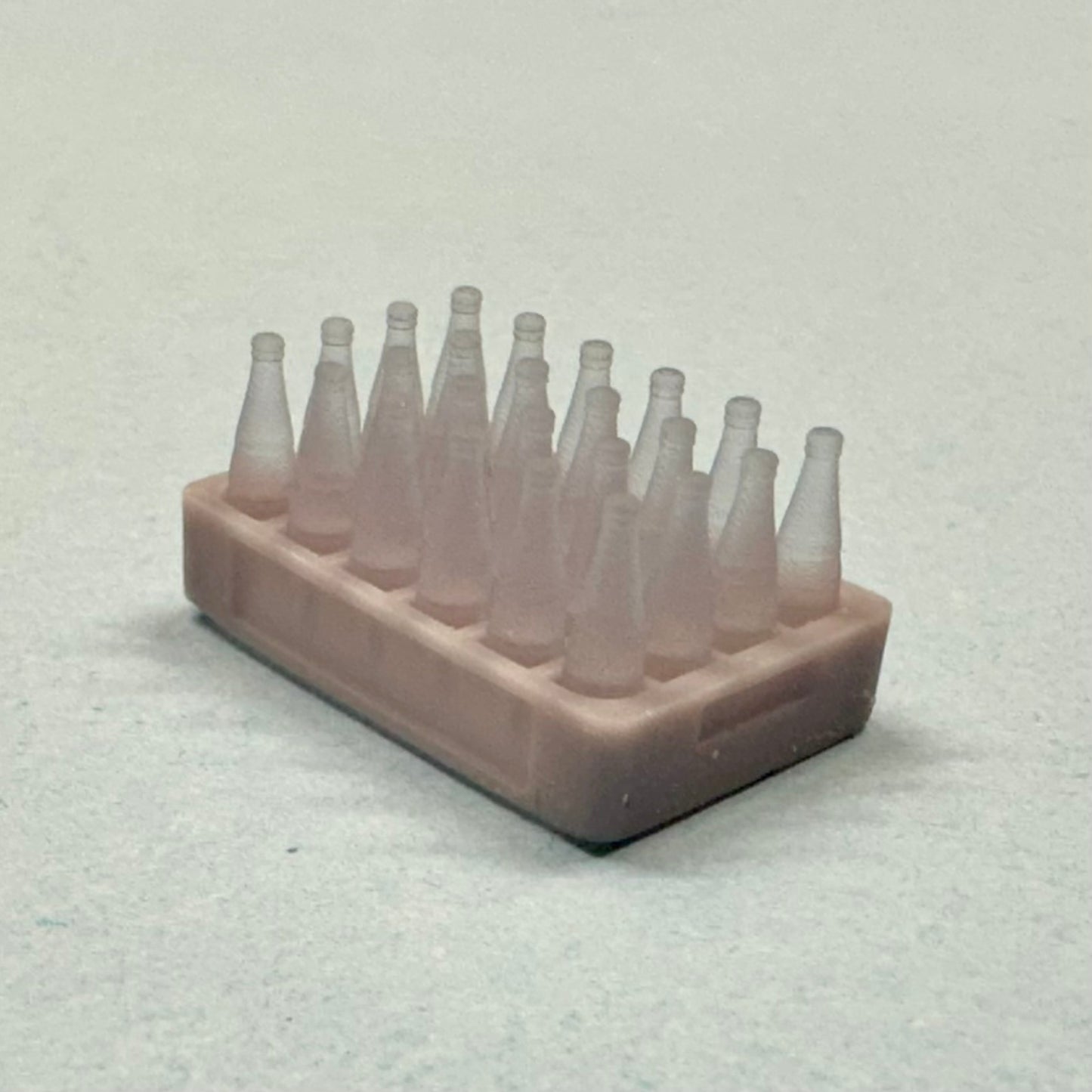 Soda Pop Bottles w/ Crate for Diorama 1/24 1/25