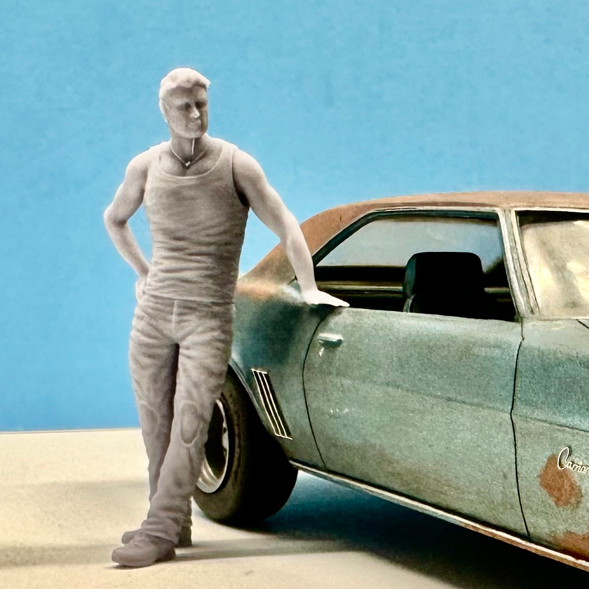16. Bruce Male Figure for Display or Diorama 1/24 1/25