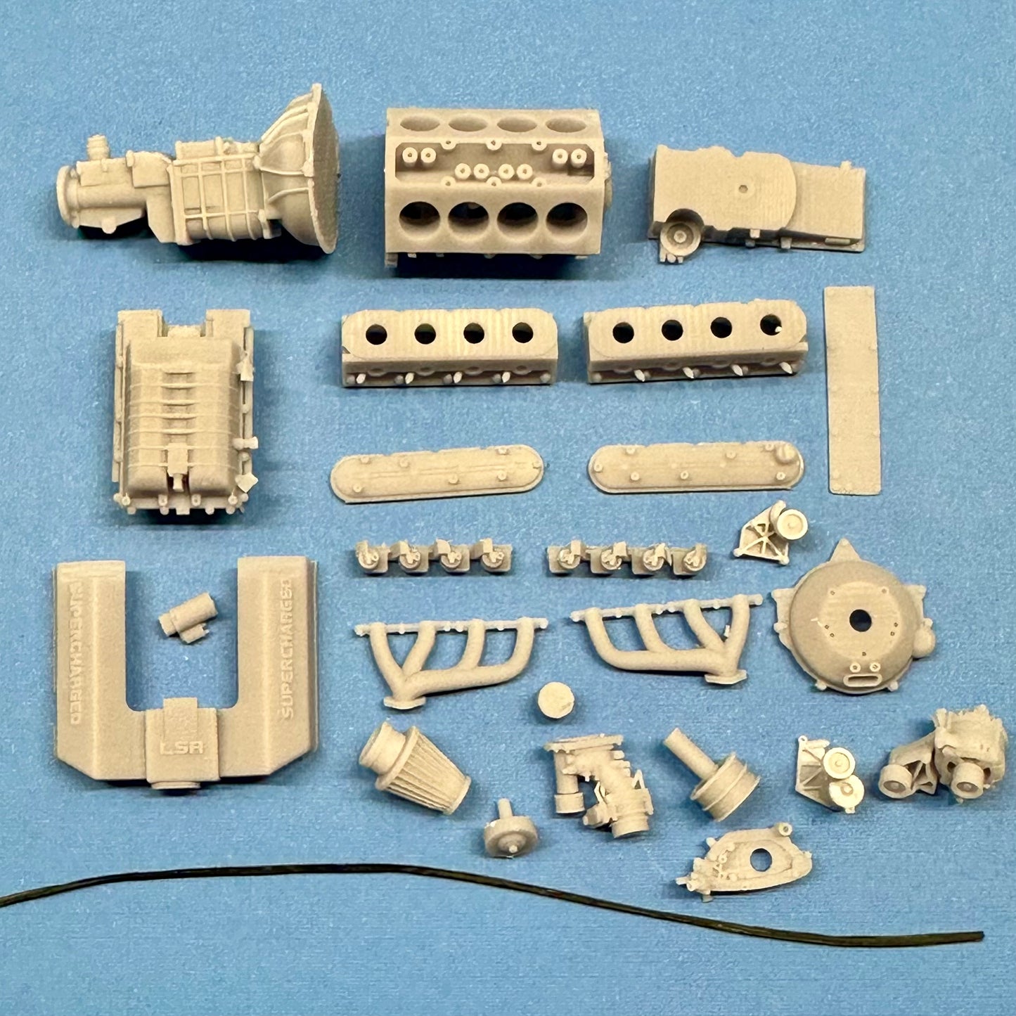 LSA Supercharged Chevy Engine 1/24 1/25