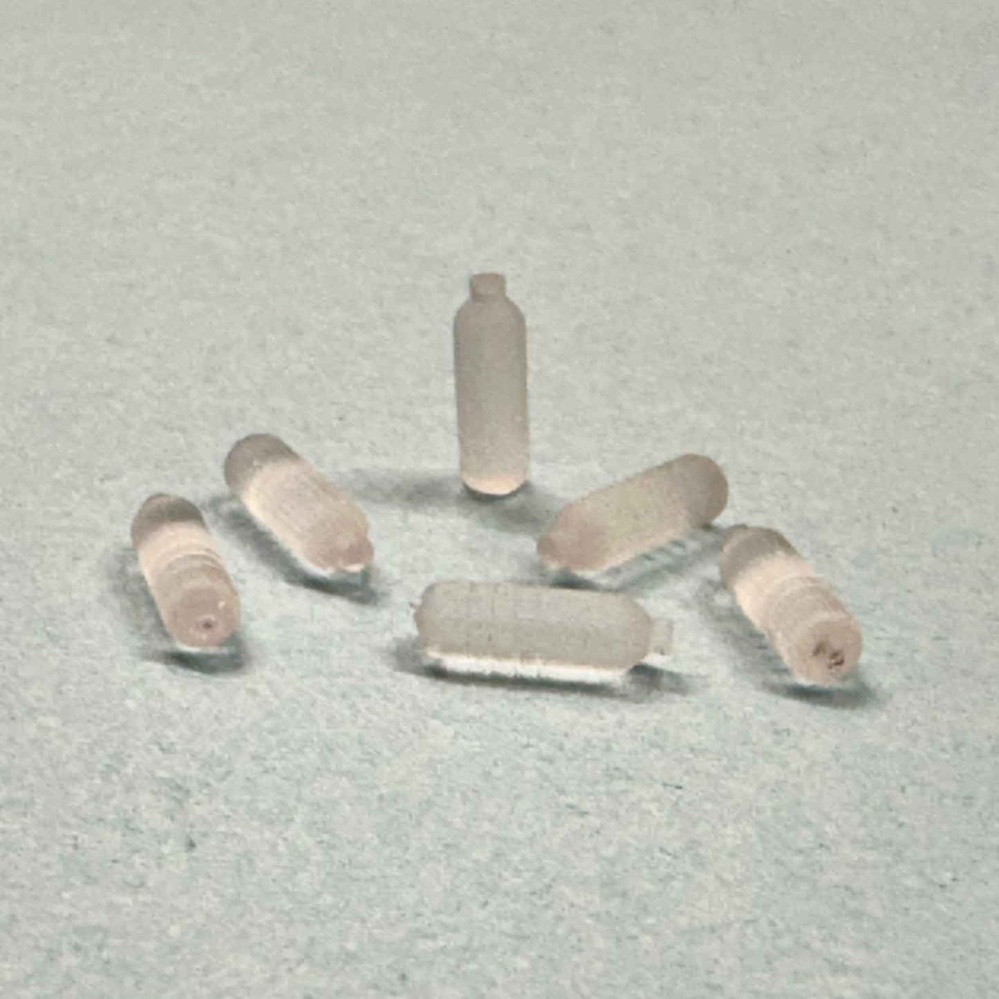 Water bottles (6) for Diorama 1/24 1/25