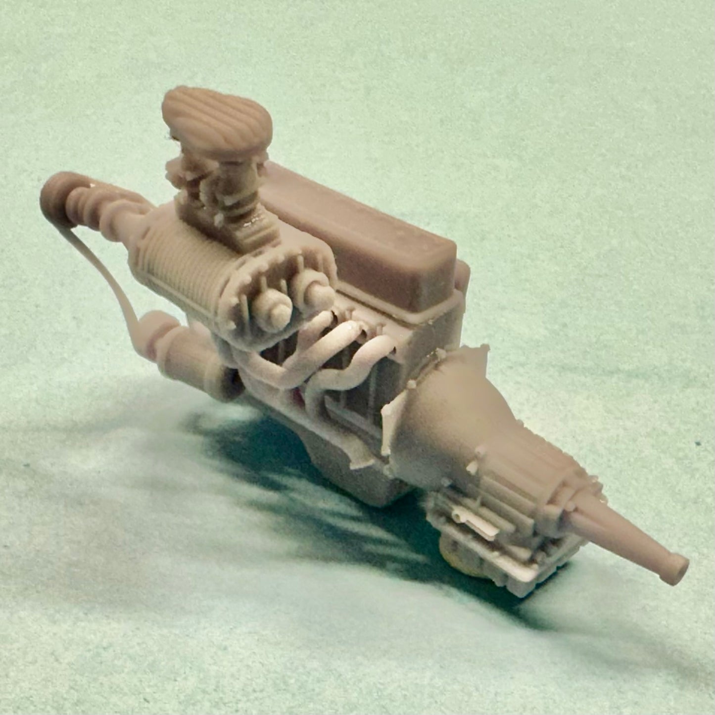 Chevy 235 Supercharged Straight Six Engine 1/25