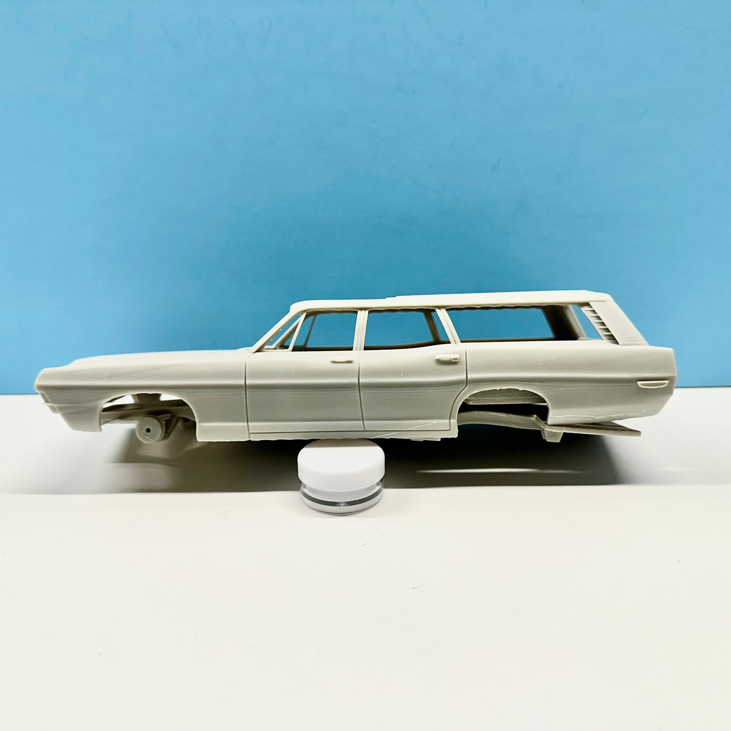 1968 Ford Country Squire Wagon 3D Printed Resin Model Kit