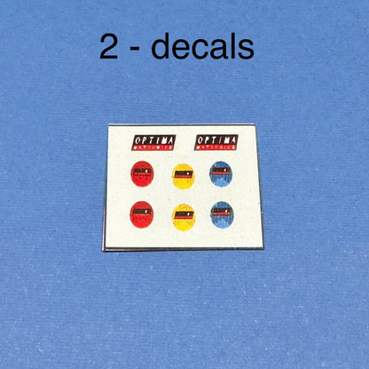 Car Truck Battery Batteries - 2 pack - Pick your style 1/24 1/25