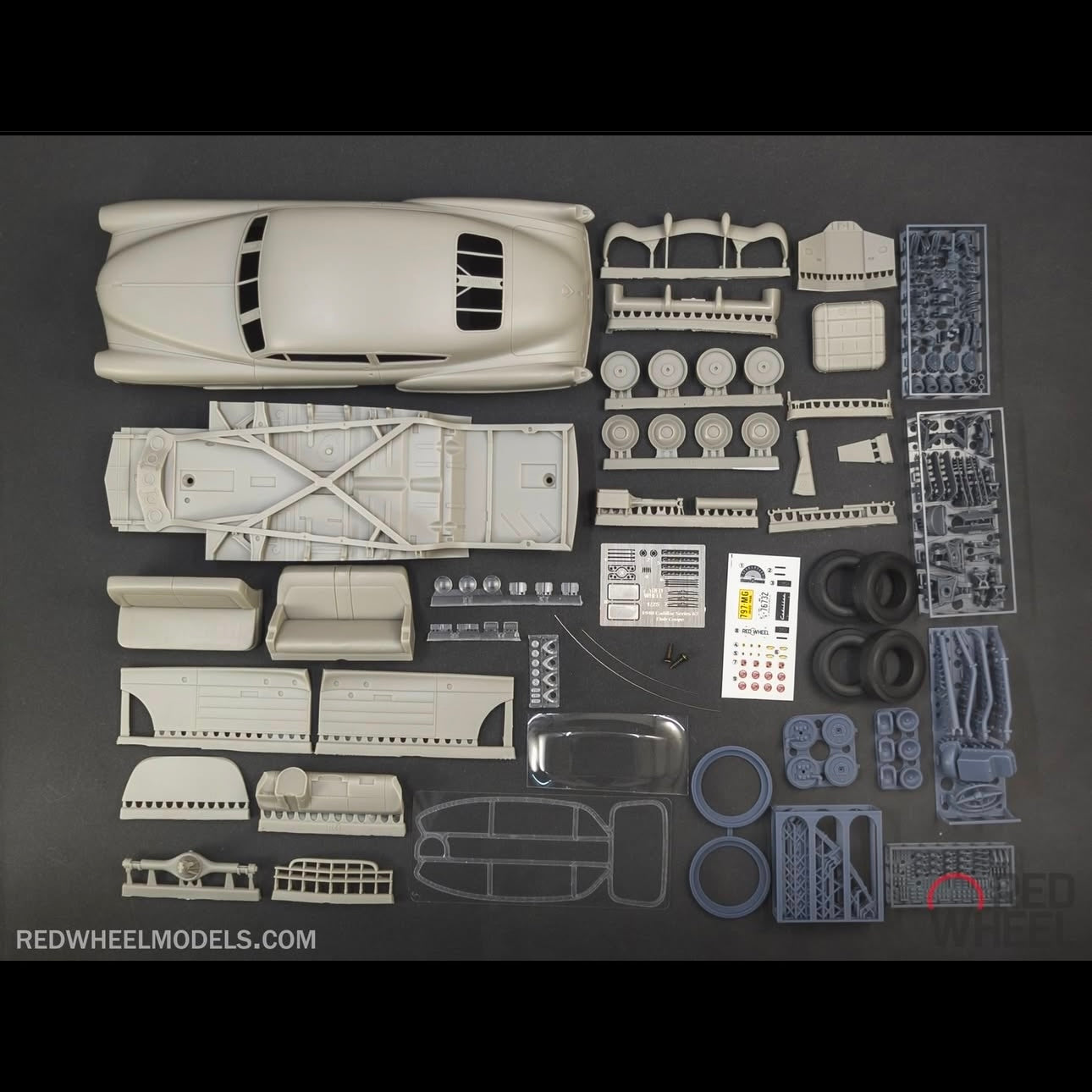 1948 Cadillac Series 62 Resin Kit 1/25 by Red Wheel Models