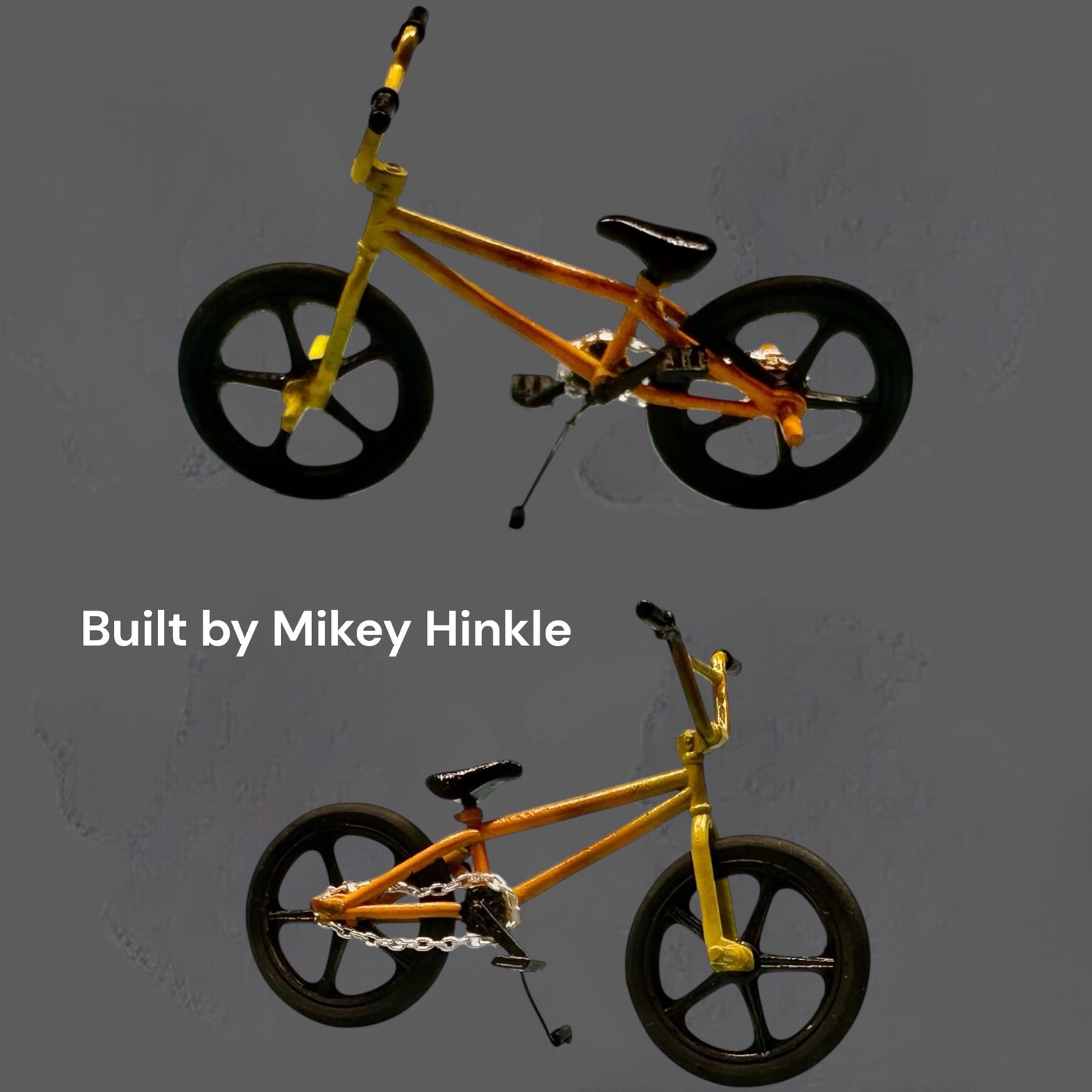 Custom BMX Bike Bicycle w/ Moto Mag Wheels for Diorama Display 1/24 1/25